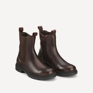 La Redoute Collections  Bottines montantes en cuir zippées 
