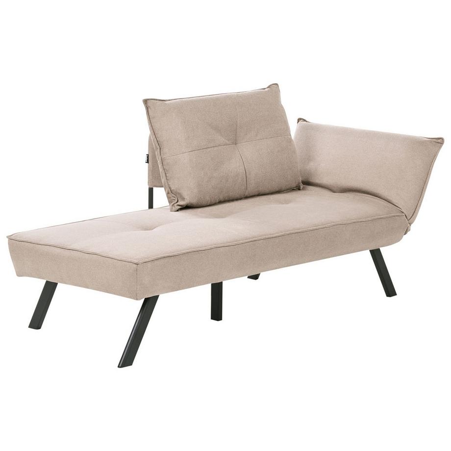 Beliani Chaise longue versione destra en Tessuto Moderno ROCAMADOUR  