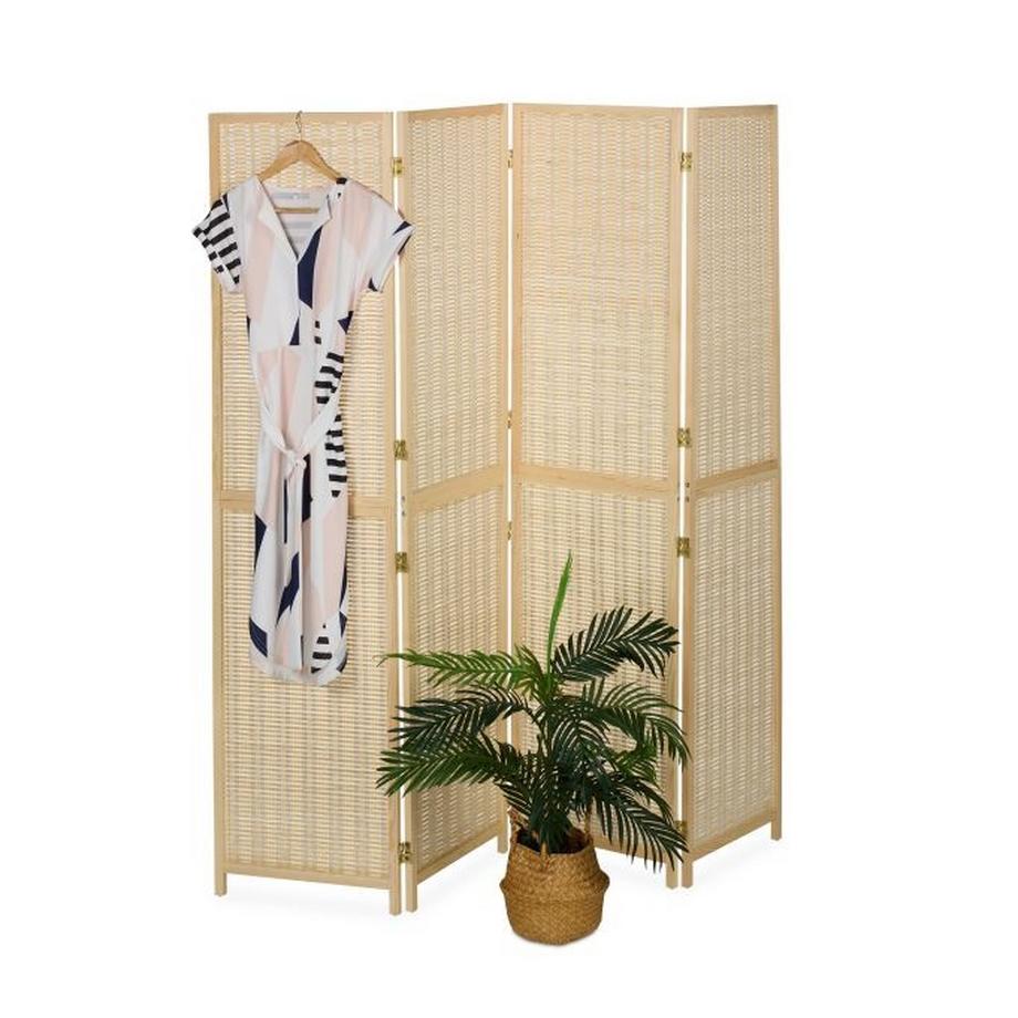 Paravent en bambou 4 parties