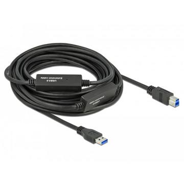 85380 USB Kabel 10 m USB 3.2 Gen 1 (3.1 Gen 1) USB A USB B Schwarz