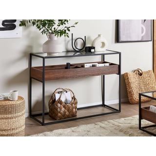 Beliani Console en Verre de sécurité Moderne WACO  