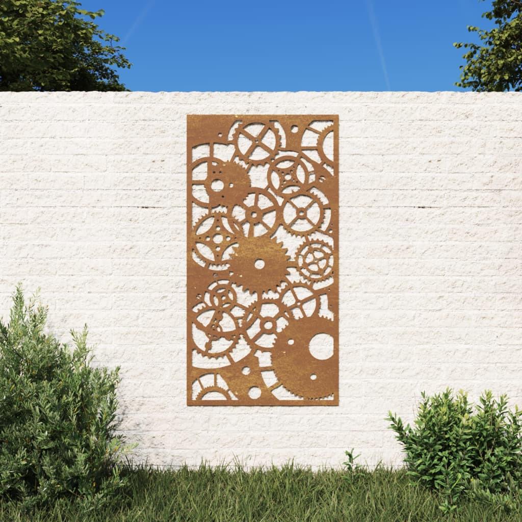 VidaXL decorazione muro giardino Acciaio  