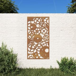 VidaXL Décoration murale de jardin acier  