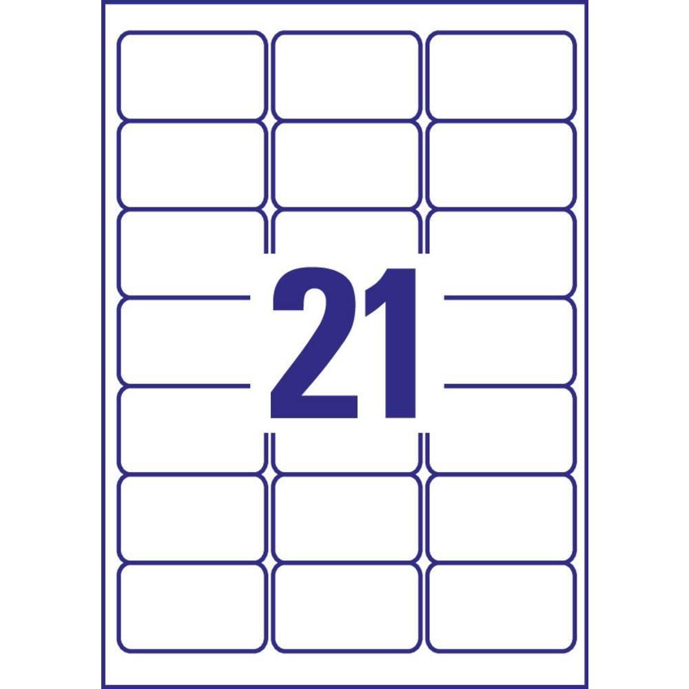 Avery-Zweckform AVERY ZWECKFORM Adressetiketten 63,5x38,1mm, 525 Stück  