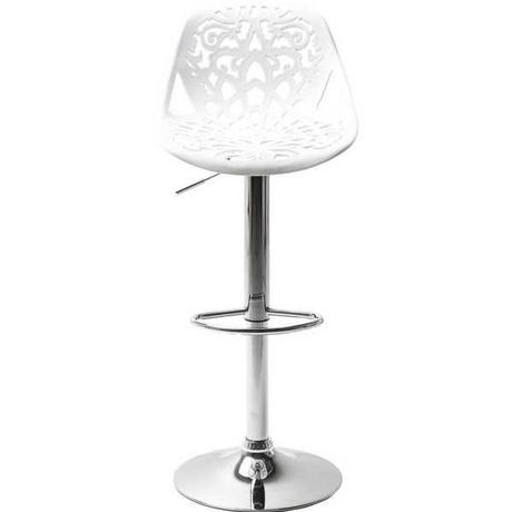 mutoni Ornement de tabouret blanc  