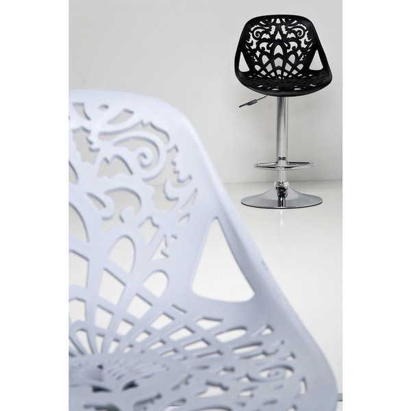 mutoni Ornement de tabouret blanc  