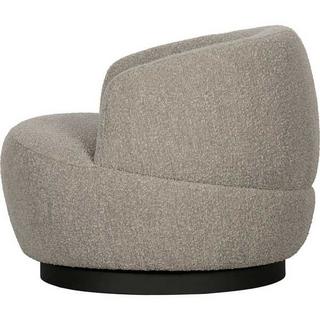 mutoni Fauteuil pivotant laineux naturel  