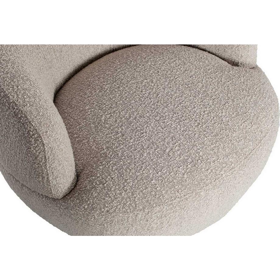 mutoni Fauteuil pivotant Woolly nature  
