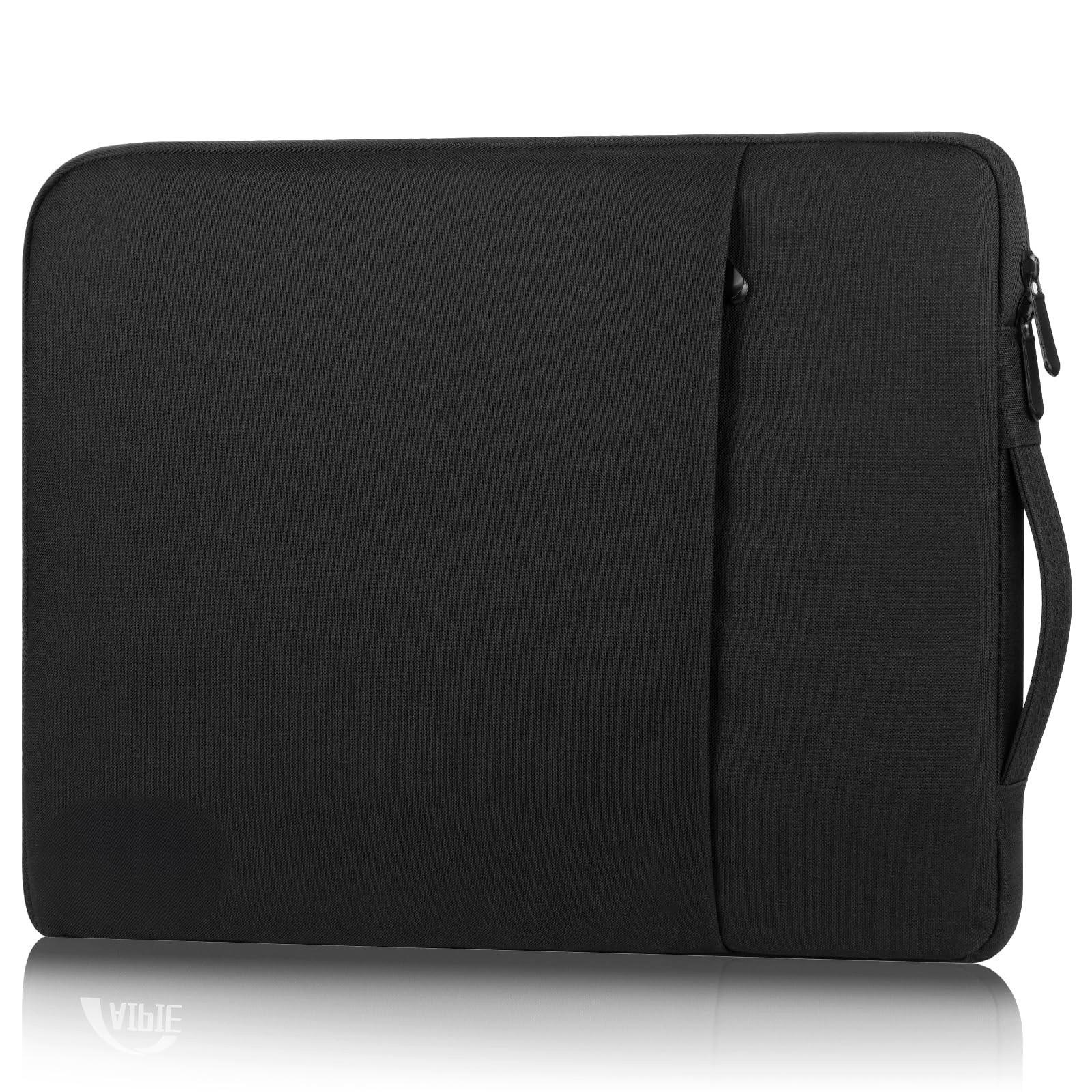 Only-bags.store  Sacoche protectrice pour ordinateur portable avec poignée Sacoche pour ordinateur portable à 2 compartiments 