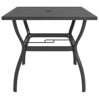 VidaXL Table de jardin acier  