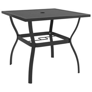 VidaXL Table de jardin acier  