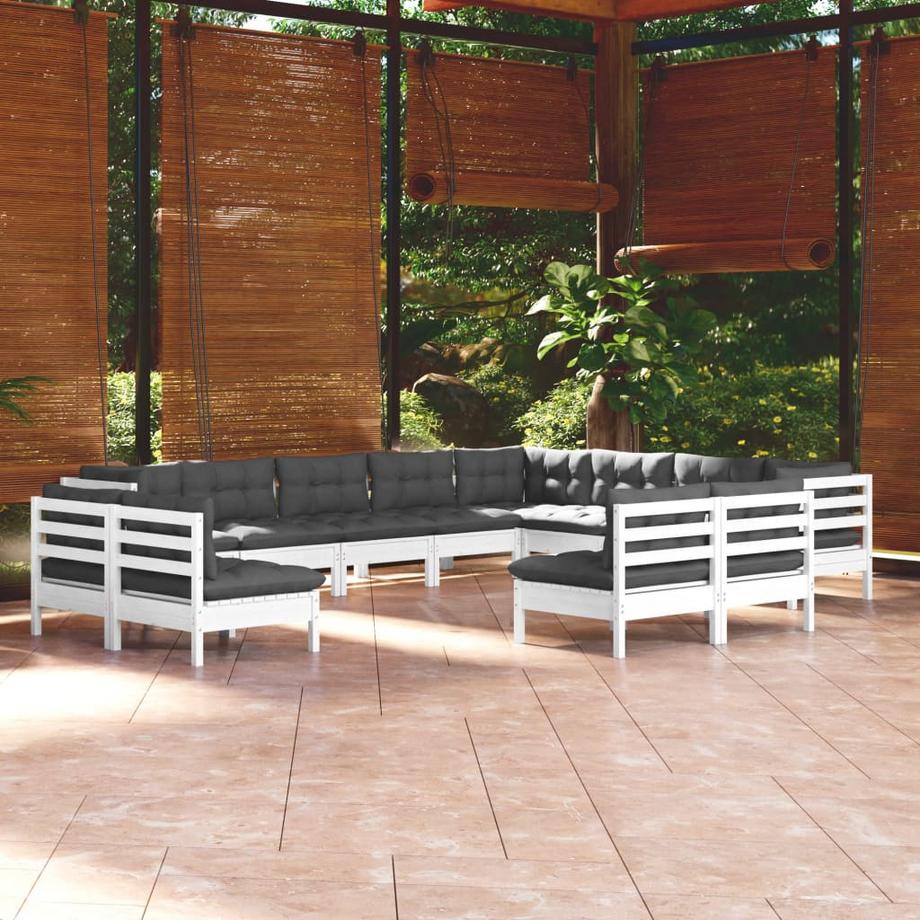 VidaXL Garten-lounge-set kiefernholz  