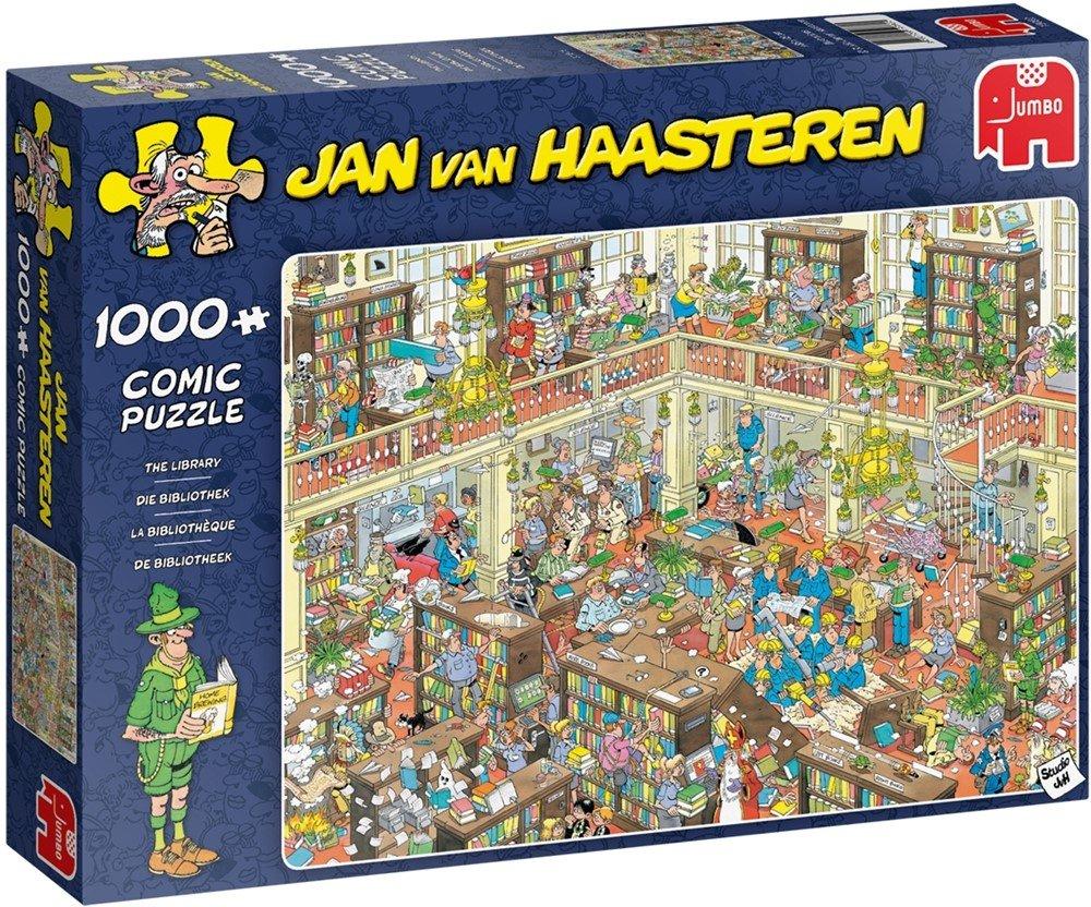JUMBO  Jan van Haasteren Die Bibliothek 1000 Teile 