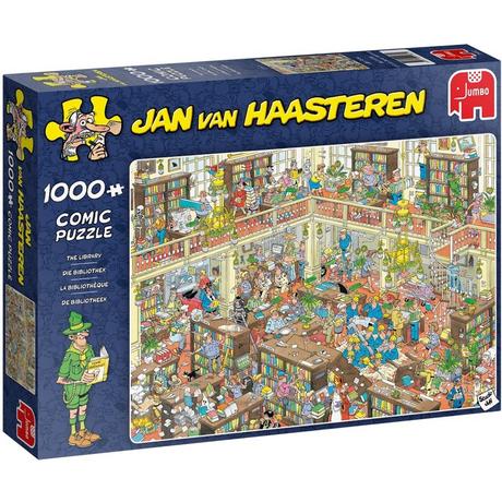 JUMBO  Jan van Haasteren La Bibliothèque 1000 pièces 