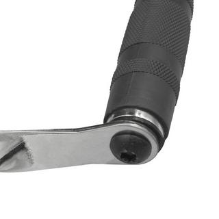 GladiatorFit  Gebogener Zug-/Ziehgriff aus Stahl und GladiatorFit-Gummi 