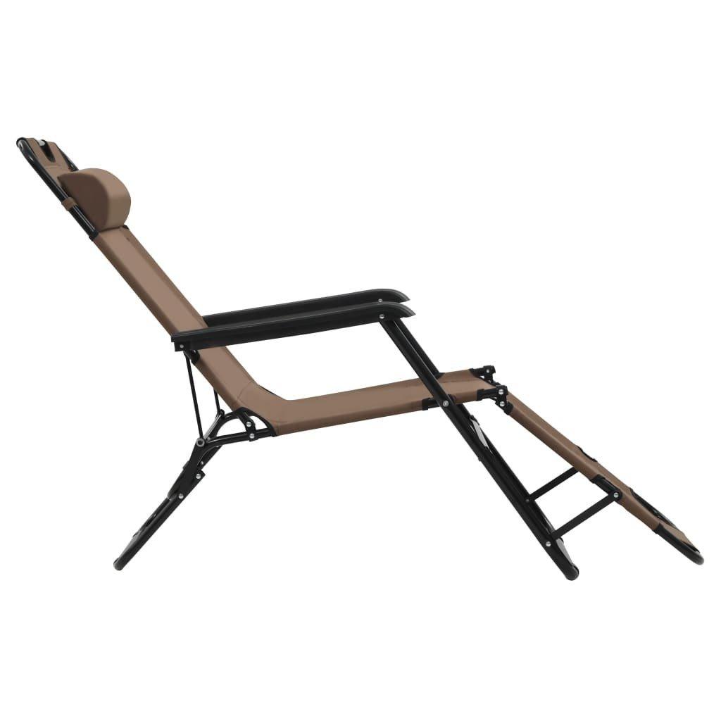 VidaXL Chaise longue tissu  