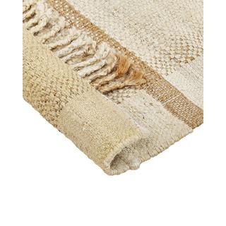 Beliani Tapis en Jute Boho YELMEZ  