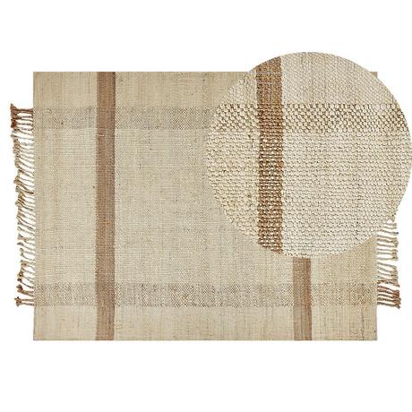 Beliani Tapis en Jute Boho YELMEZ  