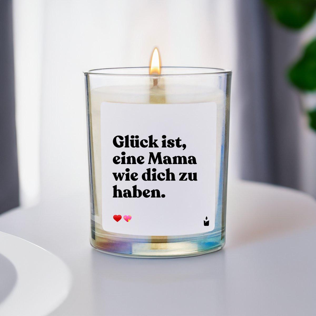 CandleHand Bougie Parfumée Woody Glück ist, eine Mama wie dich zu haben.  