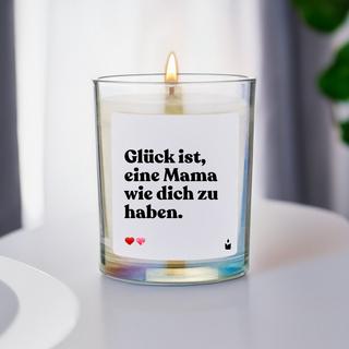CandleHand Bougie Parfumée Woody Glück ist, eine Mama wie dich zu haben.  
