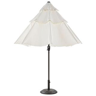 Beliani Parasol de jardin en Tissu BIBIONE  
