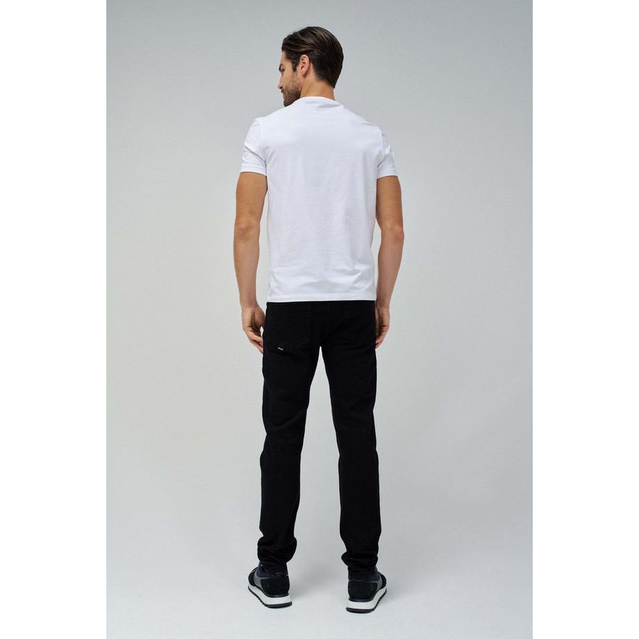 Salsa V-Neck Cotton Lycra T-Shirt Metal Badge  