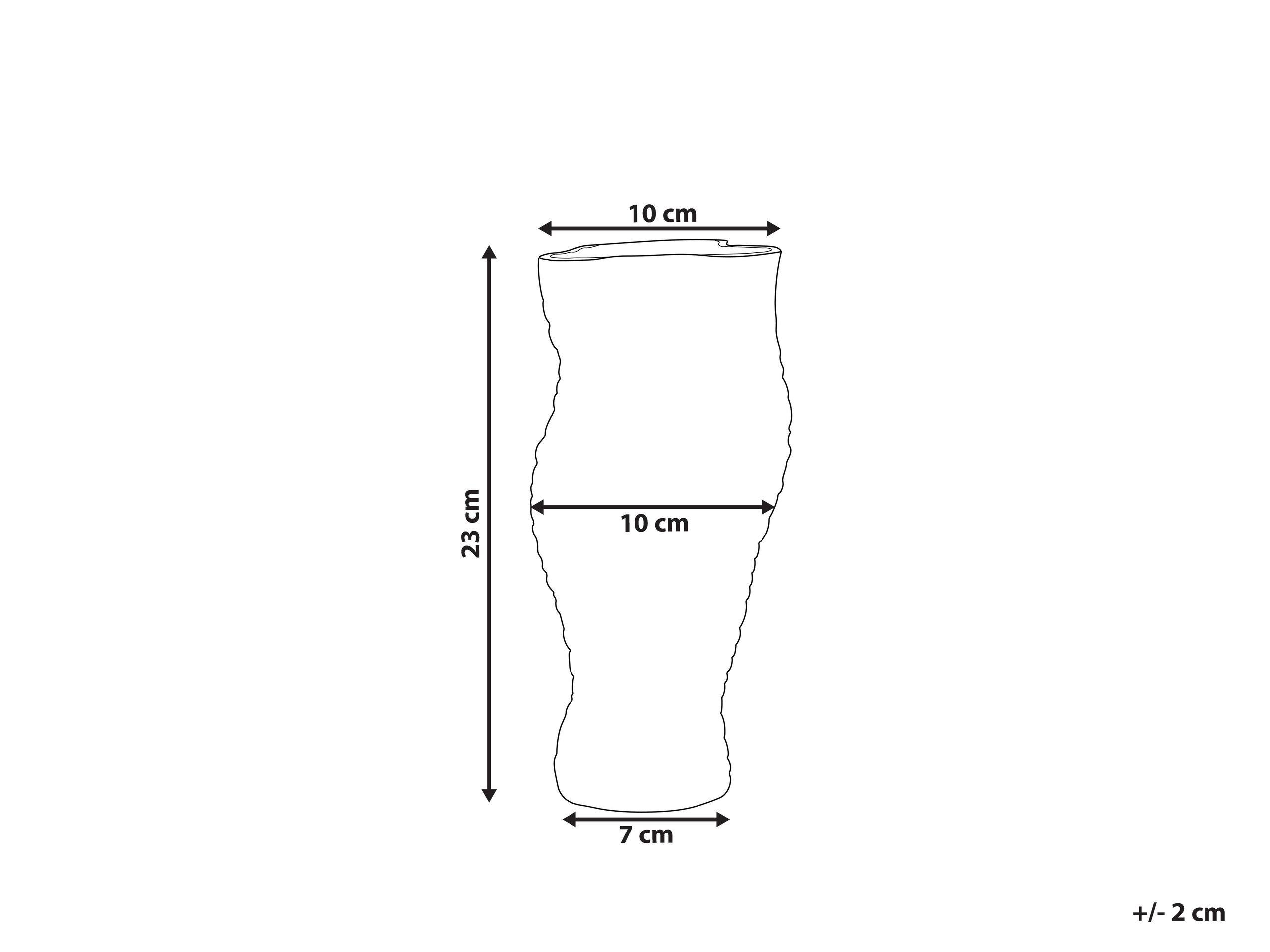 Beliani Dekoration aus Glas Glamourös ELATOS  