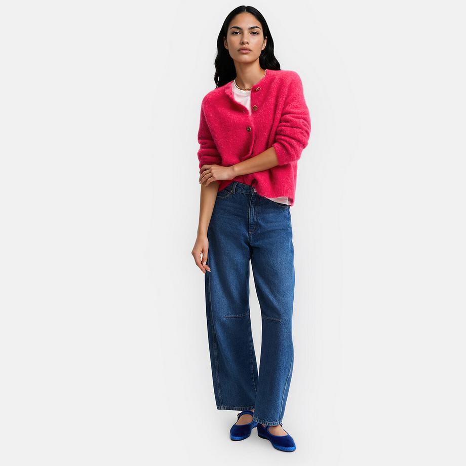 La Redoute Collections Cardigan in misto alpaca spazzolata  