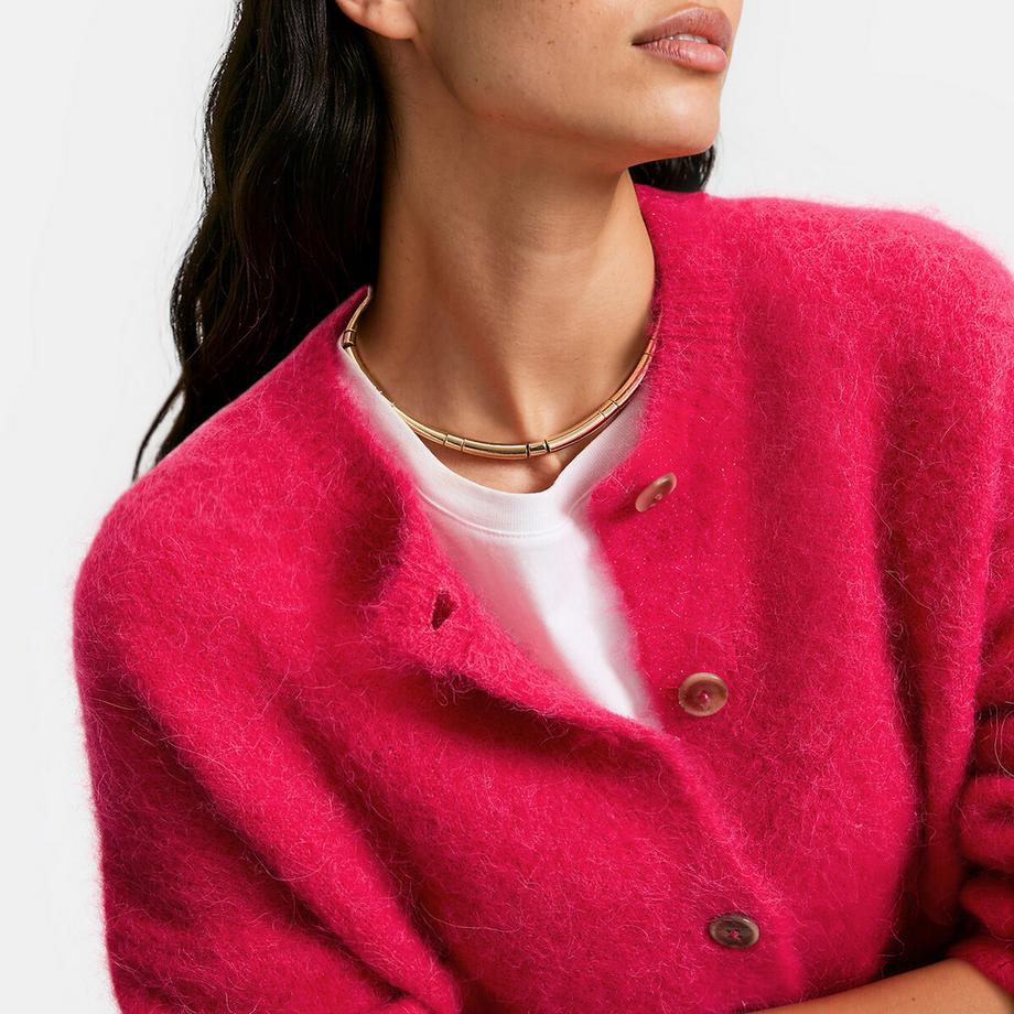 La Redoute Collections Cardigan in misto alpaca spazzolata  