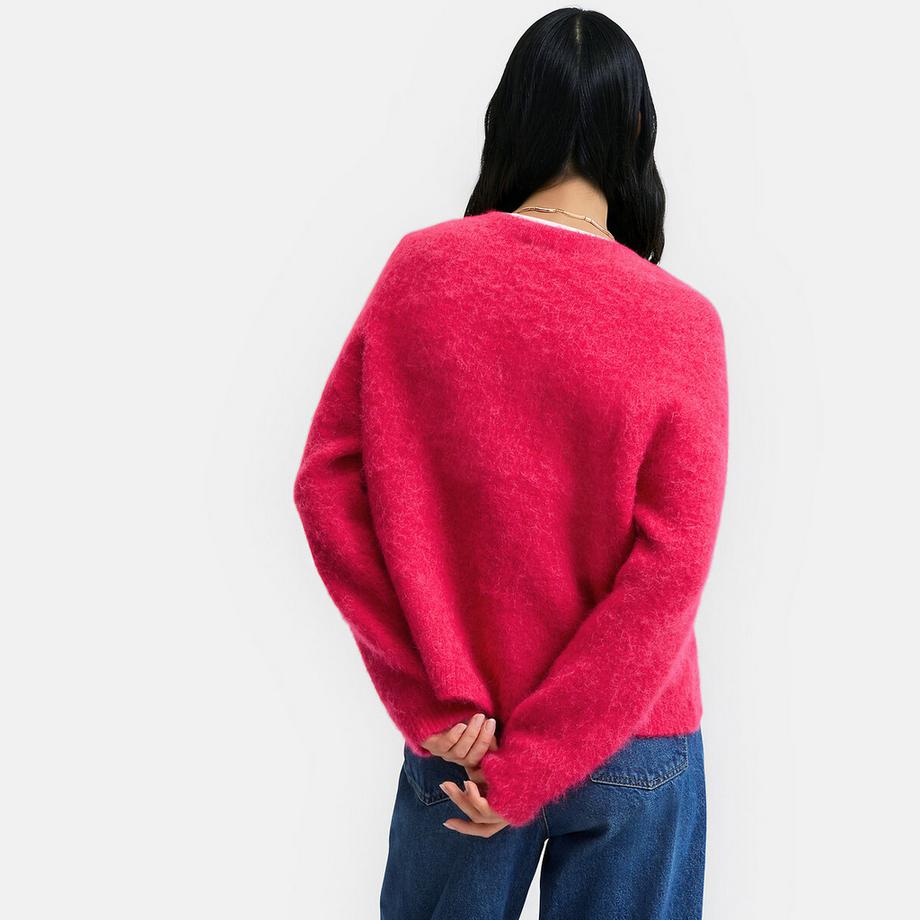 La Redoute Collections Cardigan in misto alpaca spazzolata  