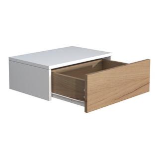 VCM Holz Wandschublade Nachtschrank Wandboard Schublade Konsole Nachttisch Usal M 45 cm  