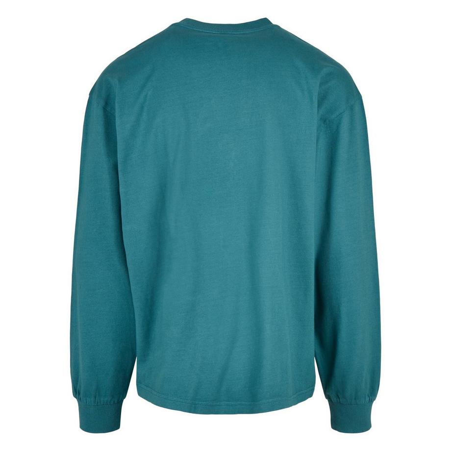 URBAN CLASSICS Langarm Pigmentgefärbtes Pocket T-Shirt  