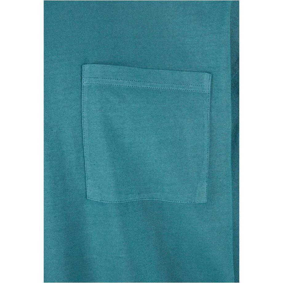 URBAN CLASSICS Langarm Pigmentgefärbtes Pocket T-Shirt  