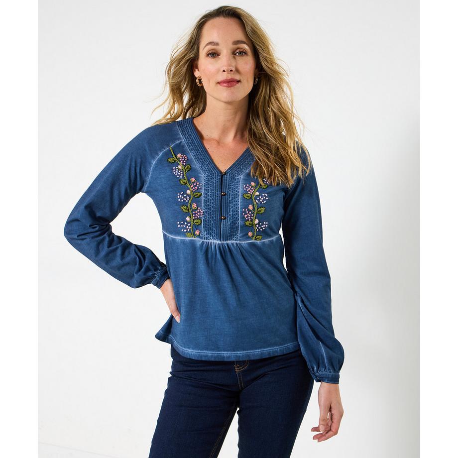 Joe Browns Remarquable Chemise Henley Imprimé Patchwork  