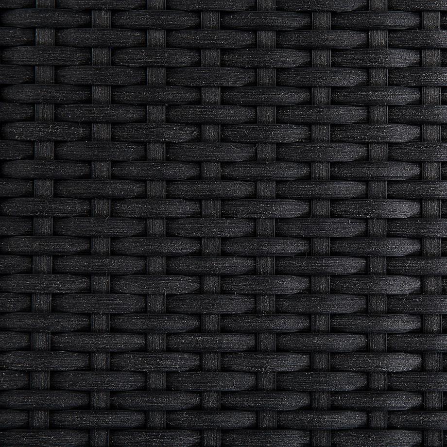 Beliani Gartenstuhl 6er Set aus PE Rattan  GROSSETO  