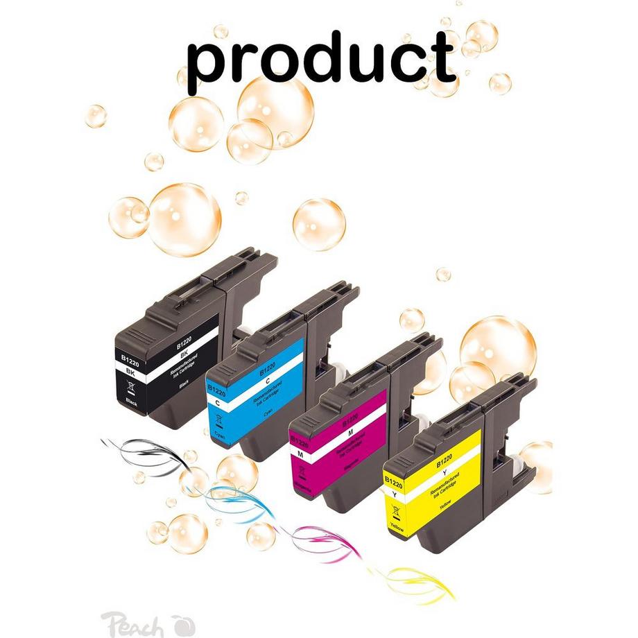 Peach  Tinte Brother-1220 Mult-Pack 