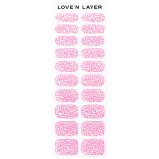 Lovenlayer  adesivi per unghie Autocollants pour ongles Leo Poppy Pink 