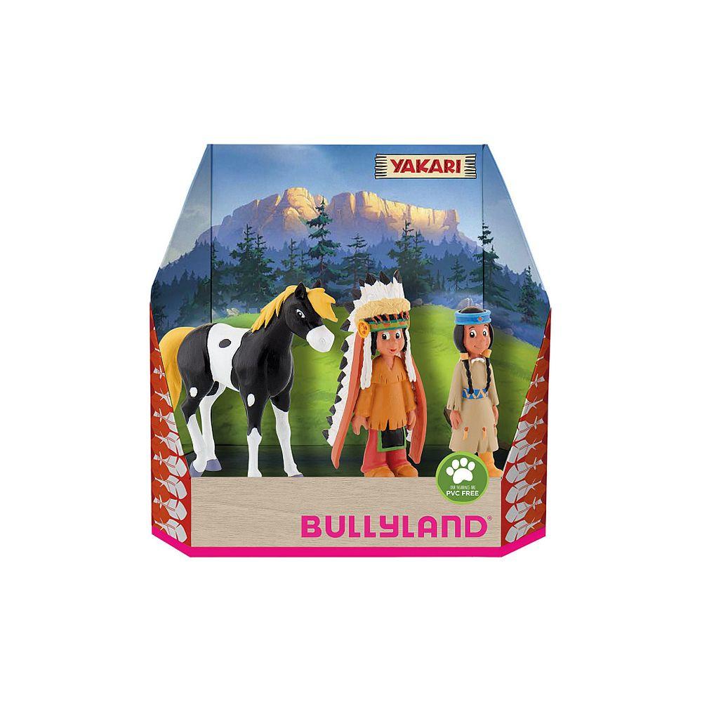 BULLYLAND  Comic World Yakari, Regenbogen & Kleiner Donner (3Teile) 