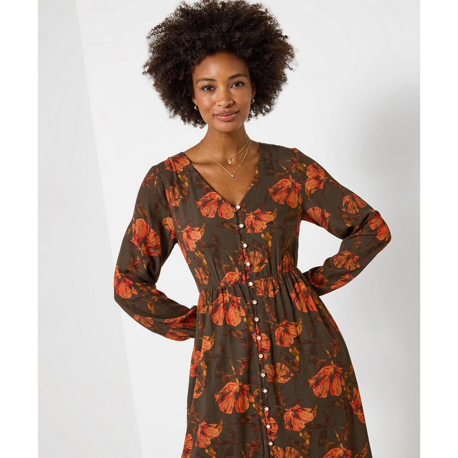 Joe Browns Eden durchgeknöpftes Maxikleid  