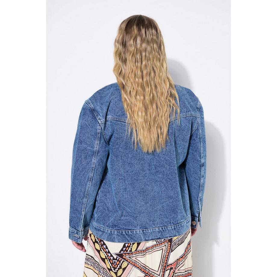 Studio Untold Giacca di jeans Boxy Shape Frange  