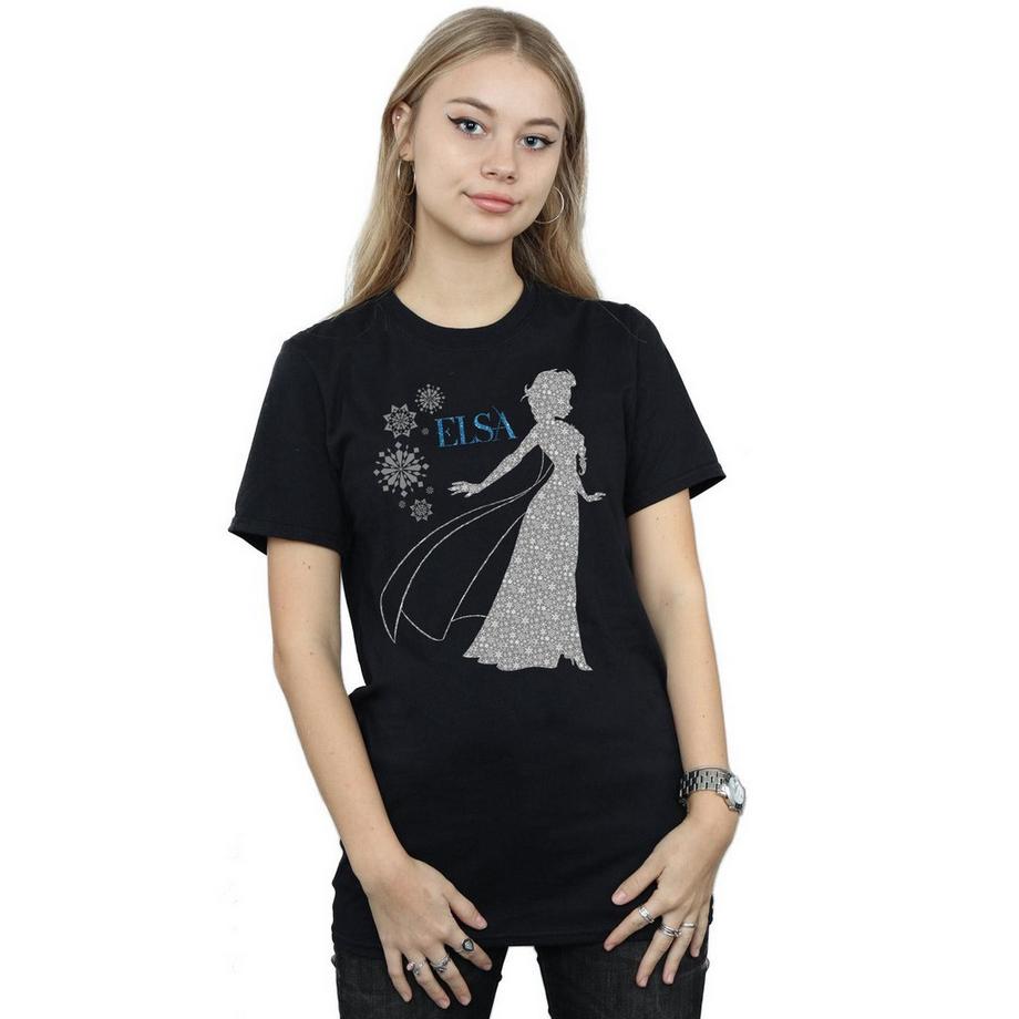 Disney Frozen Elsa T-Shirt Flocon de Neige  