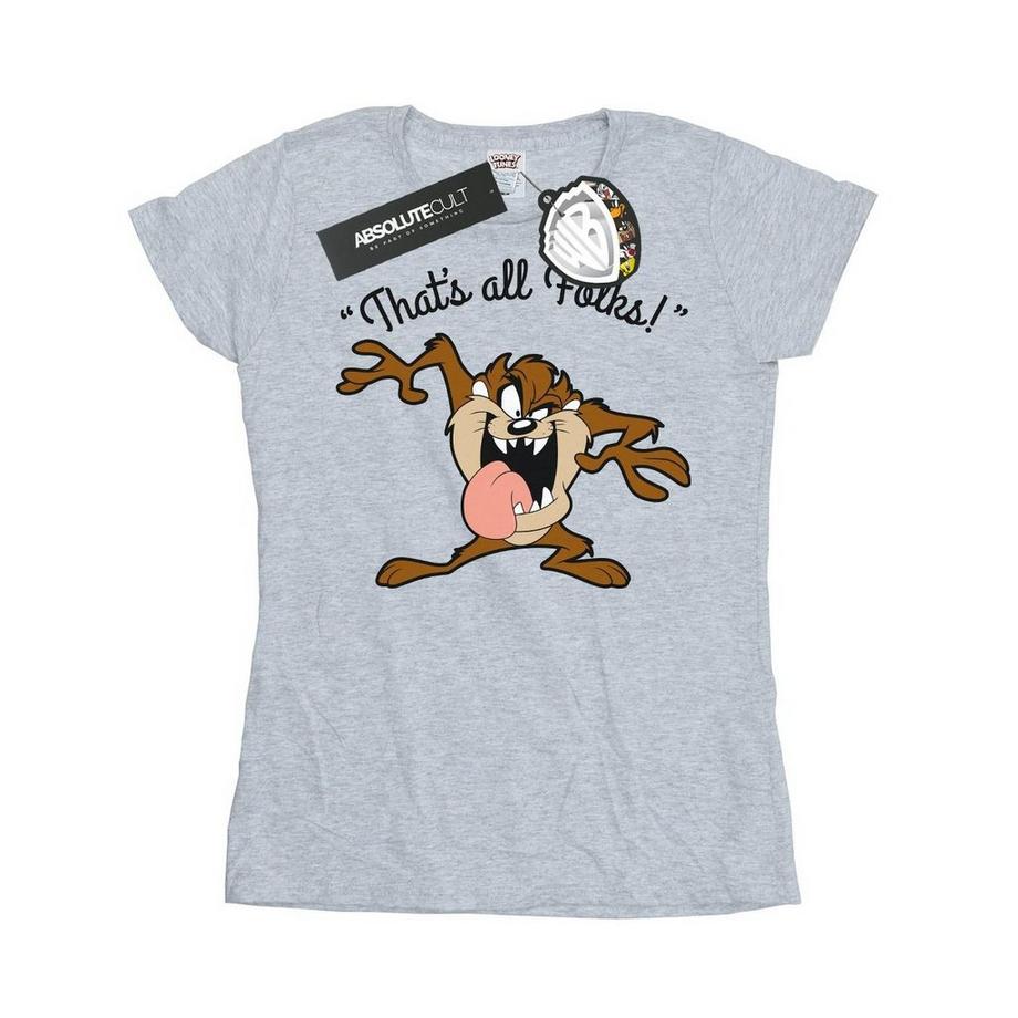 LOONEY TUNES That's All Folks Taz T-Shirt  