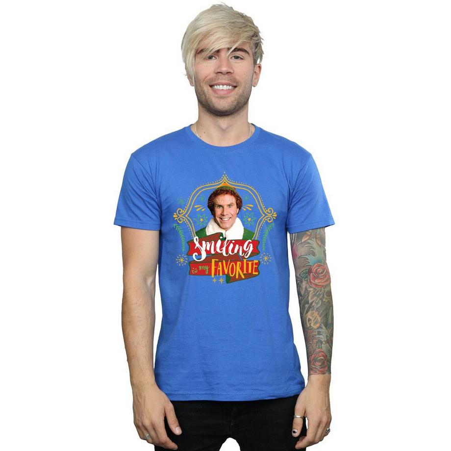 Elf Smiling Is My Favorite T-Shirt  