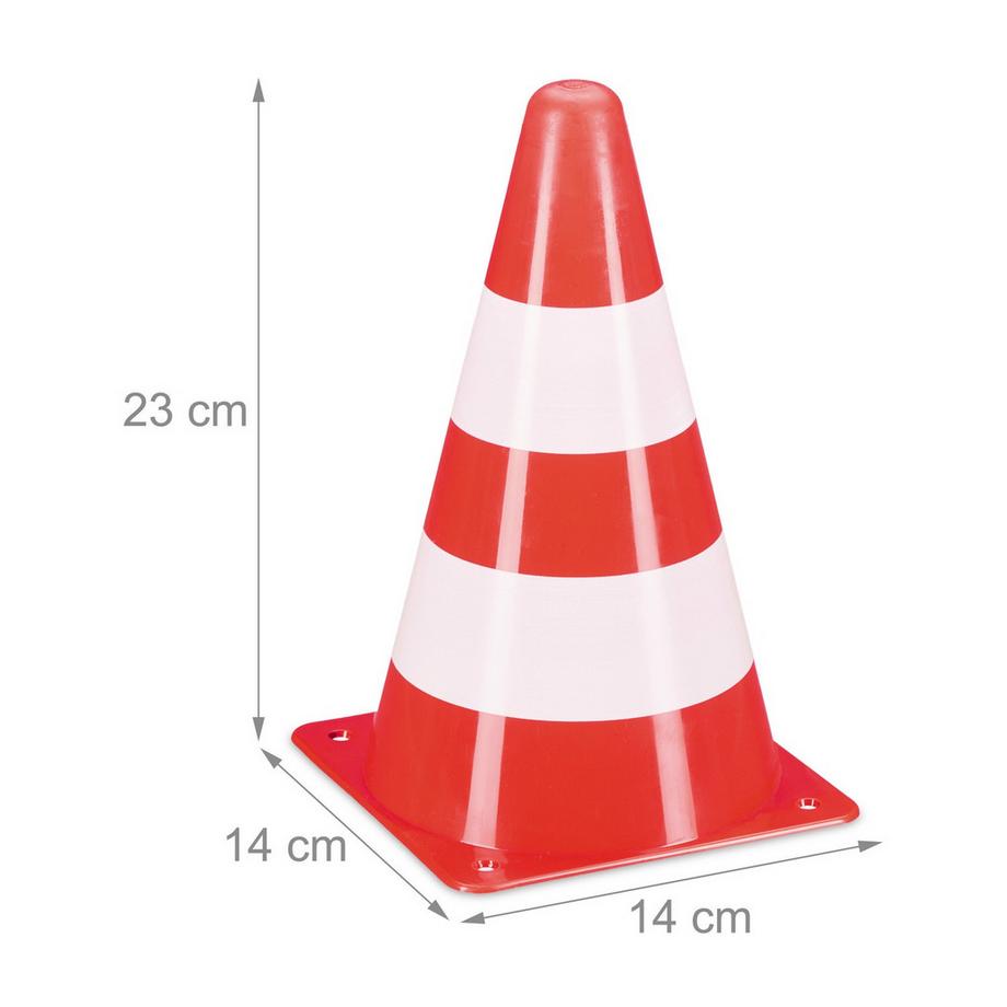 Northix  Pylone, 24 Stück, orange 