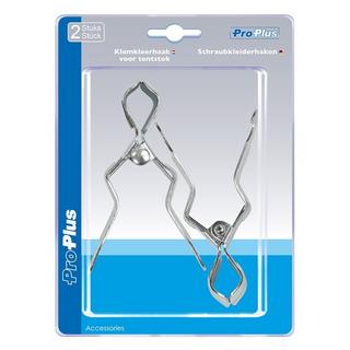 Pricenet  Pince à crochet pour vêtements pour mât de tente 2 pièces sous blister 