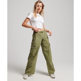 Superdry  pantaloni cargo large taille basse femme 