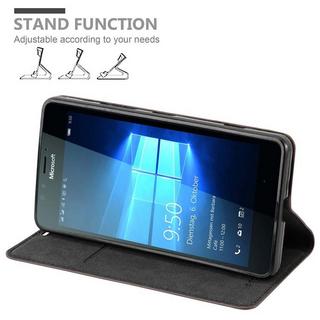 Cadorabo  Housse compatible avec Nokia Lumia 950 - Coque de protection avec fermeture magnétique, fonction de support et compartiment pour carte 