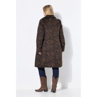 Studio Untold Webpelz Zebra Muster Mantel Revers  