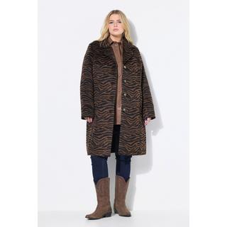 Studio Untold Webpelz Zebra Muster Mantel Revers  