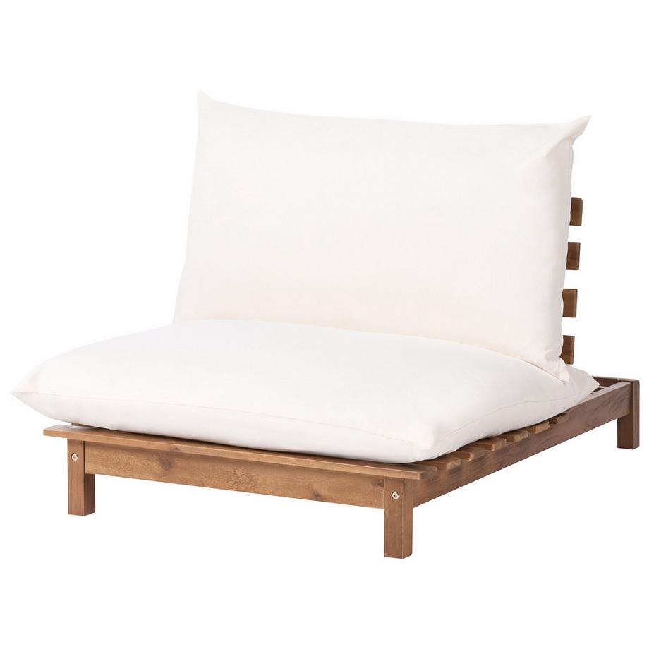 Transat avec coussin en Acacia  SUNO